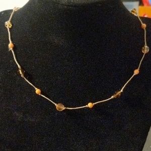 Beaded String Necklace